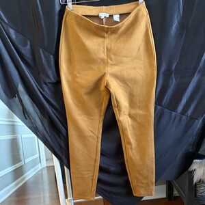 Gianni Bini Pants - cognac - jeggings in stretch fabric suede- like.